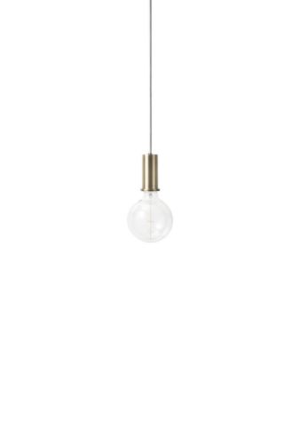 Ferm Living Socket Pendant Low H: 10,2 cm - Brass