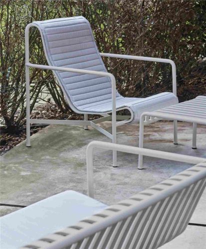 HAY Palissade Lounge Chair High SH: 38 cm – Himmelgrau
