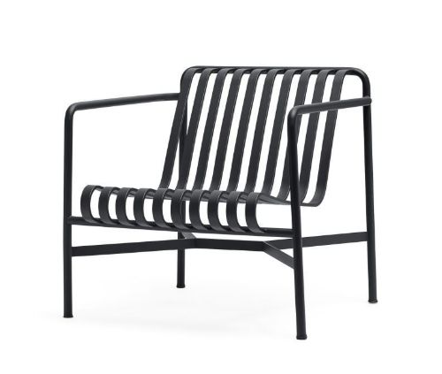 HAY Palissade Lounge Chair Low  -  Anthracite F