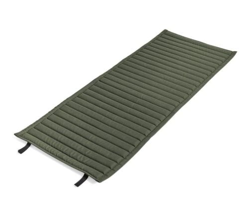 HAY Palissade Lounge Chair High Quilted Cushion 49,5x139 cm - Olive 