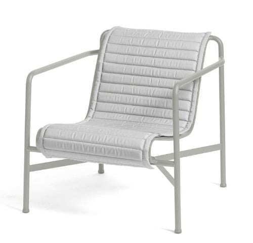 HAY Palissade Loungesessel Niedriges Steppkissen 49,5x117 cm - Himmelgrau