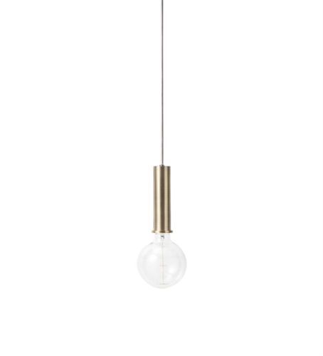 Ferm Living Socket Pendant High H: 17 cm - Brass