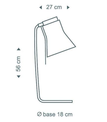 Secto Design Petite 4620 Tischleuchte H: 56 cm - Birke