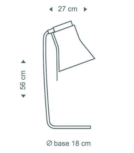 Secto Design Petite 4620 Tischleuchte H: 56 cm - Weiß