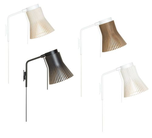 Secto Design Petite 4630 Wandleuchte H: 31 cm - Schwarz