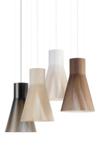 Secto Design Magnum 4202 Pendelleuchte Ø: 56 cm - Walnuss