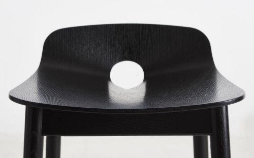 Woud Mono Barhocker SH: 75 cm - Sort