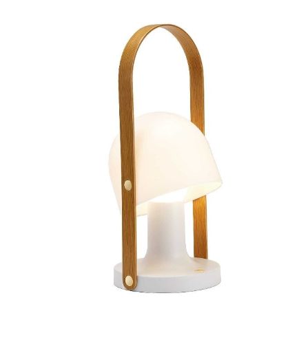 Lampefeber Follow Me Plus Trådløs Bordlampe H: 43,5 cm - Hvid