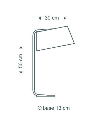 Secto Design Owalo 7020 Tischleuchte H: 50 cm - Weiß
