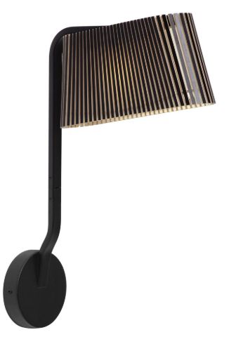 Secto Design Owalo 7030 Væglampe H: 47 cm - Sort