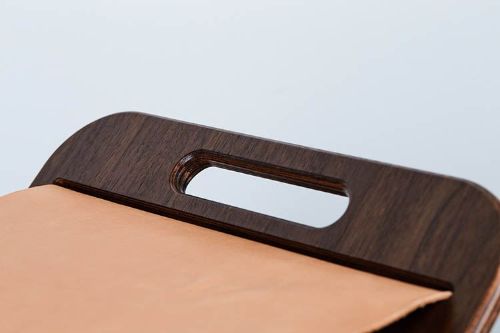 Piet Hein Klaburet Sitzhöhe: 45 cm – Walnuss/Natur