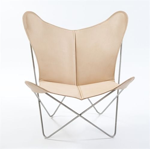 OX Denmarq Trifolium Chair  - Stainless Steel/Nature