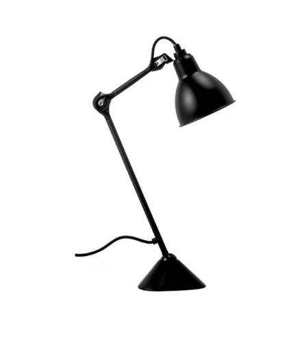 DCW Editions Lampe Gras N205 Bordlampe Rund H: 59cm - Sort/Sort
