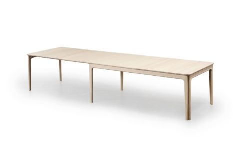 Skovby SM27 Esstisch inkl. 3 zusätzliche Bretter 101 x 205 cm – seifenbehandelte Eiche