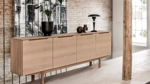 Skovby SM306 Beistelltisch 79 x 194 cm – Eiche naturgeölt