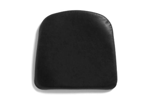 HAY J42 Seat Cushion - Sense Black Leather
