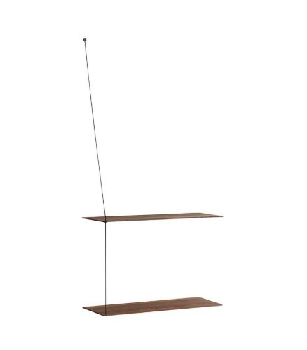 Woud Stedge Shelf 2.0 L: 60 cm - Smoked Oak