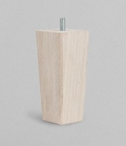 Dunlopillo Sengeben Konisk/kilede 4stk H: 20cm - Ubehandlet Egetræ