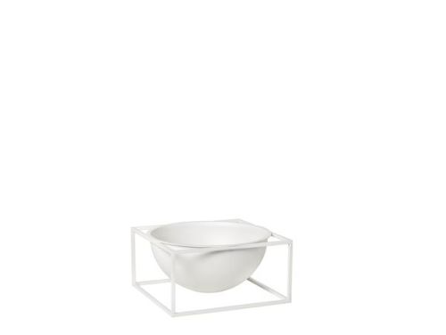 Audo Copenhagen Kubus Bowl Centerpiece Stor Ø: 23 cm - Hvid
