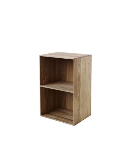 FDB Møbler B98 Mogens Koch Bücherregal D:28 cm – Massive Eiche/Mattlack 