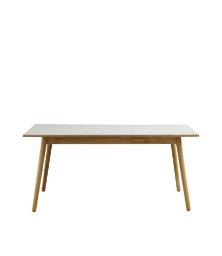 FDB Furniture Esstisch Poul M. Volther C35B 82x160 cm - Eiche/Hellgrau