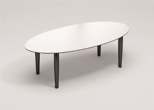 Thomsen Furniture Katrine Sofabord Ellipse 90x128x45 cm - Mokka