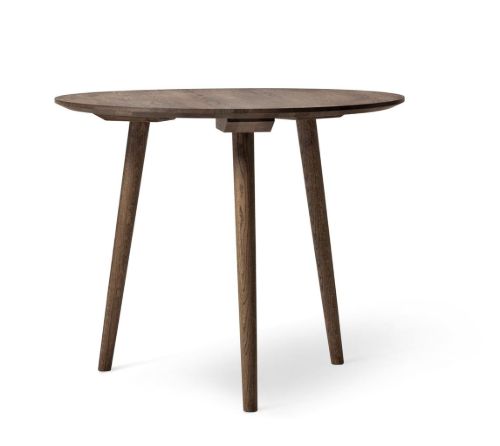 &Tradition SK3 In Between Dining Table Ø: 90 cm - Smoked Oiled Oak