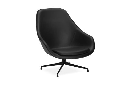 Hay AAL91 Lænestol   - Black Aluminium / Sierra SI1001 Leather