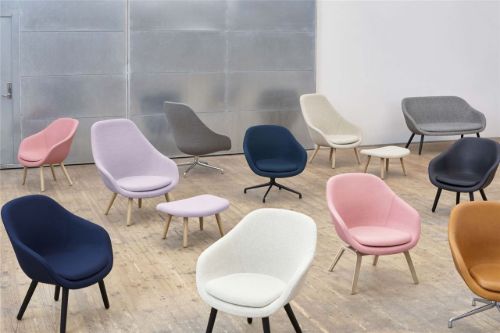 Hay AAL81 Sessel SH: 36 cm - Aluminium / Hallingdal 116