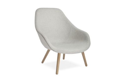 Hay AAL92 Lænestol  - Lacquered Oak / Divina Melange 120