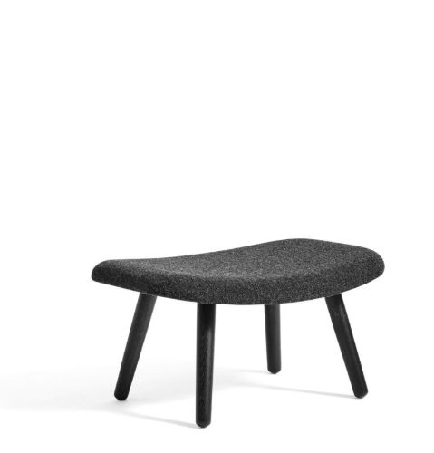 Hay AAL03 Skammel H: 32 cm - Black Lacquered Oak / Hallingdal 180