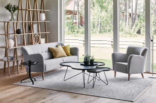 Swedese Nova Sessel SH: 42 cm - Grau