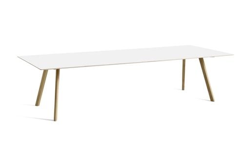 HAY CPH 30 Tisch 250 x 120 x 74 cm – lackierte massive Eiche/weißes Laminat