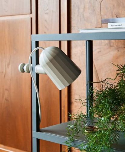 HAY Noc Klemmlampe H: 22 cm – gebrochenes Weiß