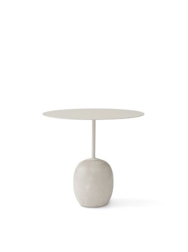 &Tradition Lato Couchtisch LN9 Ø: 50 cm - Elfenbeinweiß/Oval