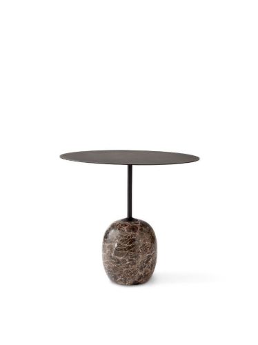 &Tradition Lato Couchtisch LN9 Ø: 50 cm - Schwarz/Oval