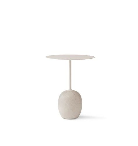 &Tradition Lato Couchtisch LN8 Ø: 40 cm - Elfenbeinweiß/Rund