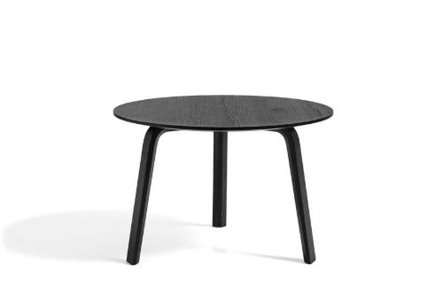 Hay Bella Couchtisch Ø: 60 cm - Schwarz lackierte Eiche / Schwarz lackierte Eiche