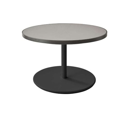 Cane-line Outdoor Go Sofabord Ø: 75 cm - Lava Grey/Light Grey
