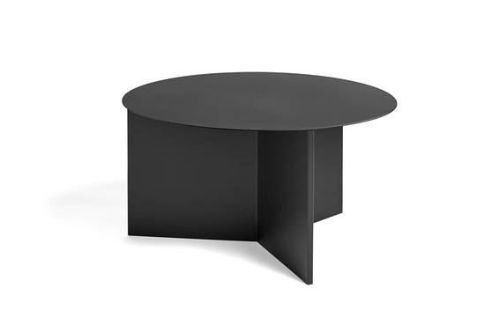 HAY Slit Table XL Couchtisch Ø: 65 cm - Schwarz
 