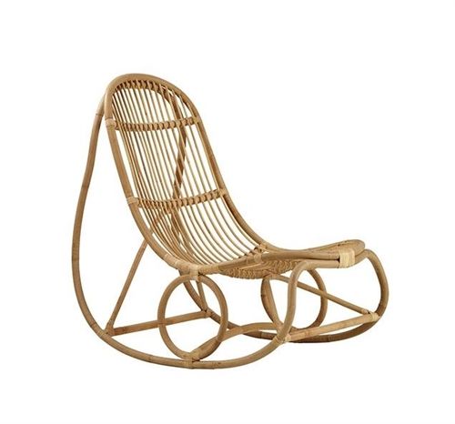 Sika-Design Nanny Schaukelstuhl SH: 35 cm - Natur