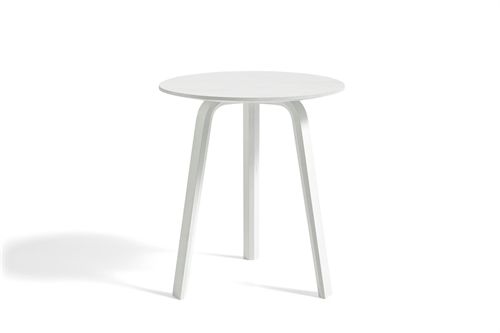 Hay Bella Coffee Table Ø: 45 cm - White Lacquered Oak 