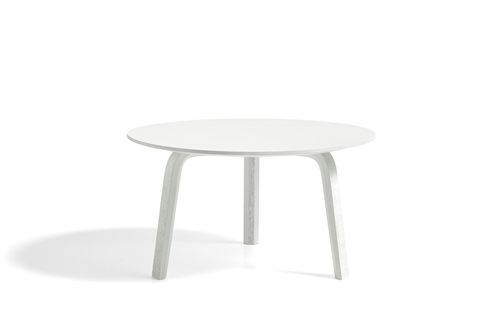 HAY Bella Coffee Table Ø: 60 cm - White Lacquered Oak