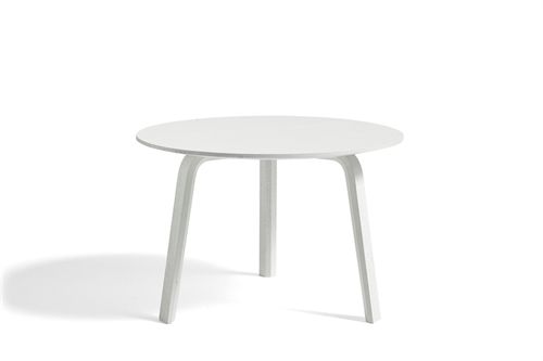 Hay Bella Coffee Table Ø: 60 cm - White Lacquered Oak 