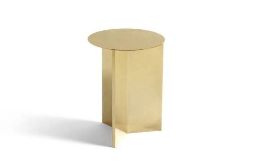 HAY Slit Table High Stehtisch Ø: 35 cm - Messing
