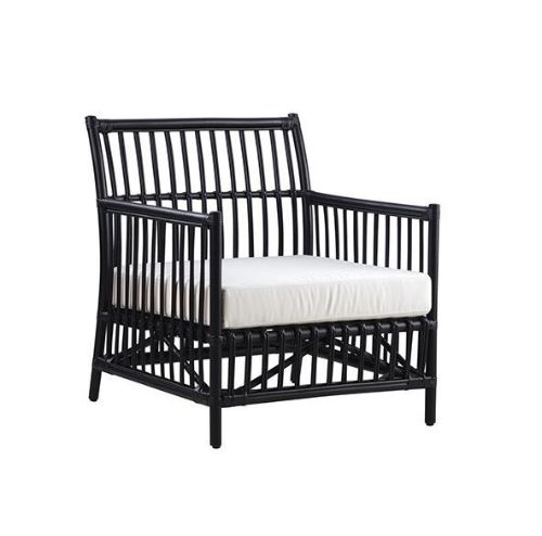Sika-Design Caroline Loungestol inkl. Sædehynde  - Black/A670 Michelangelo White