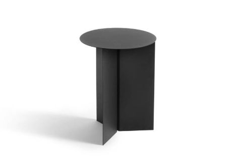 HAY Slit Table High Ø: 35 cm - Black