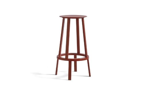 HAY Revolver Barhocker hoch H:76 cm - Rot