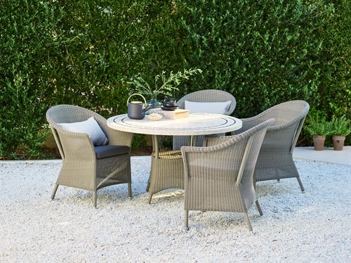 Cane-line Outdoor Lansing Stühl SH: 43 cm – Taupe