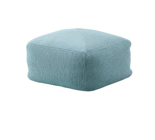 Cane-line Outdoor Divine Fodskammel 55x55 cm - Türkis